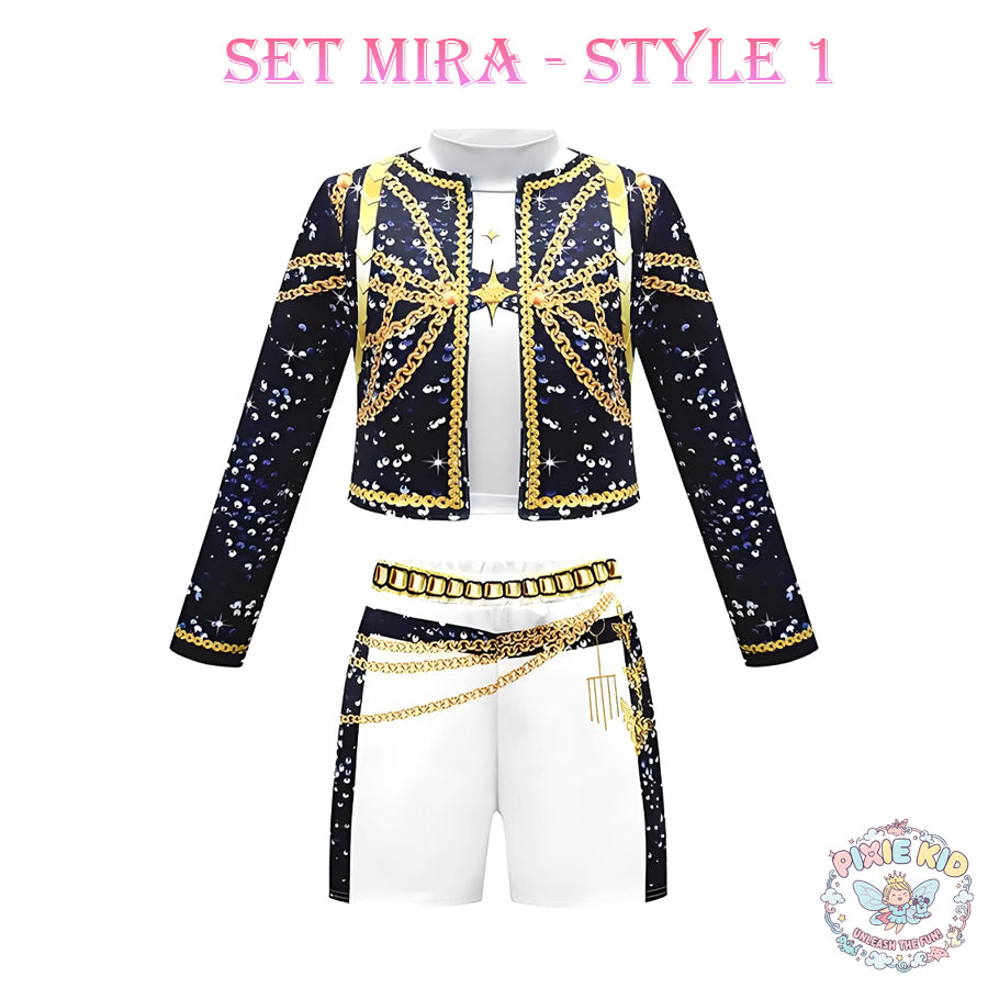 Children Girls Movie Kpop Mira Cosplay Costume